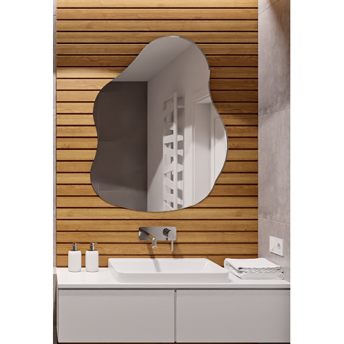 Oglindă decorativă cu formă organică - STONE