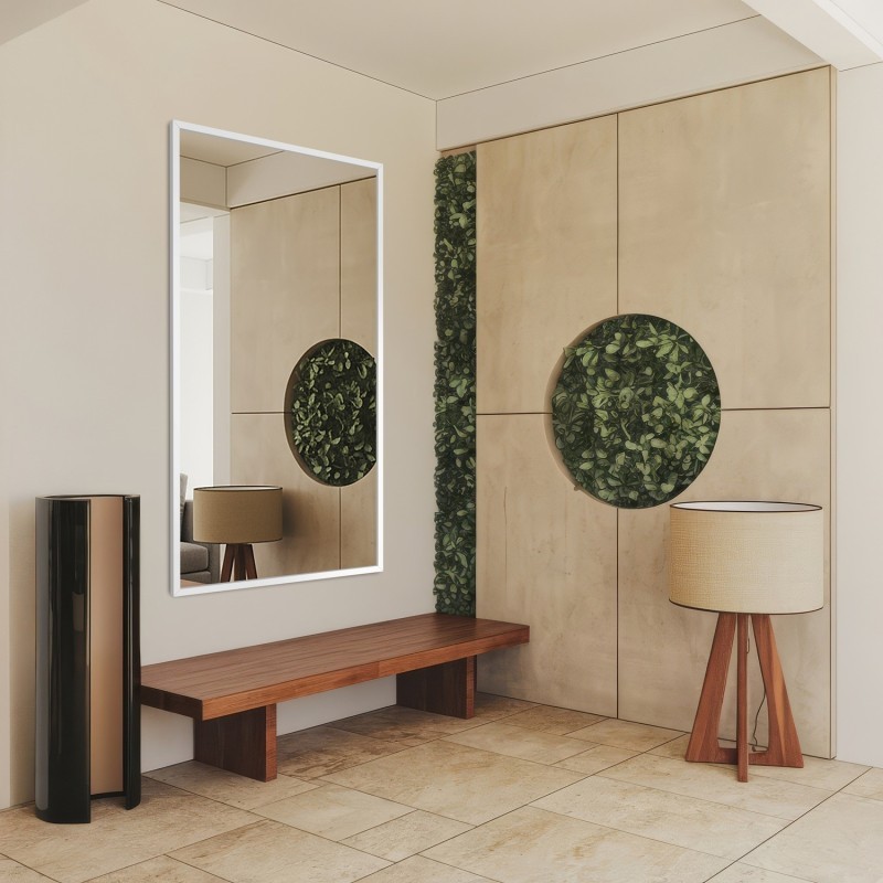 Oglindă într-o ramă simplă și elegantă - 1502 - culoarea ramei la alegere