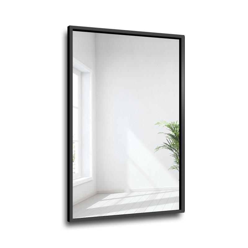 Oglindă de perete modernă mare în ramă de lemn - 1503 - culoarea ramei la alegere