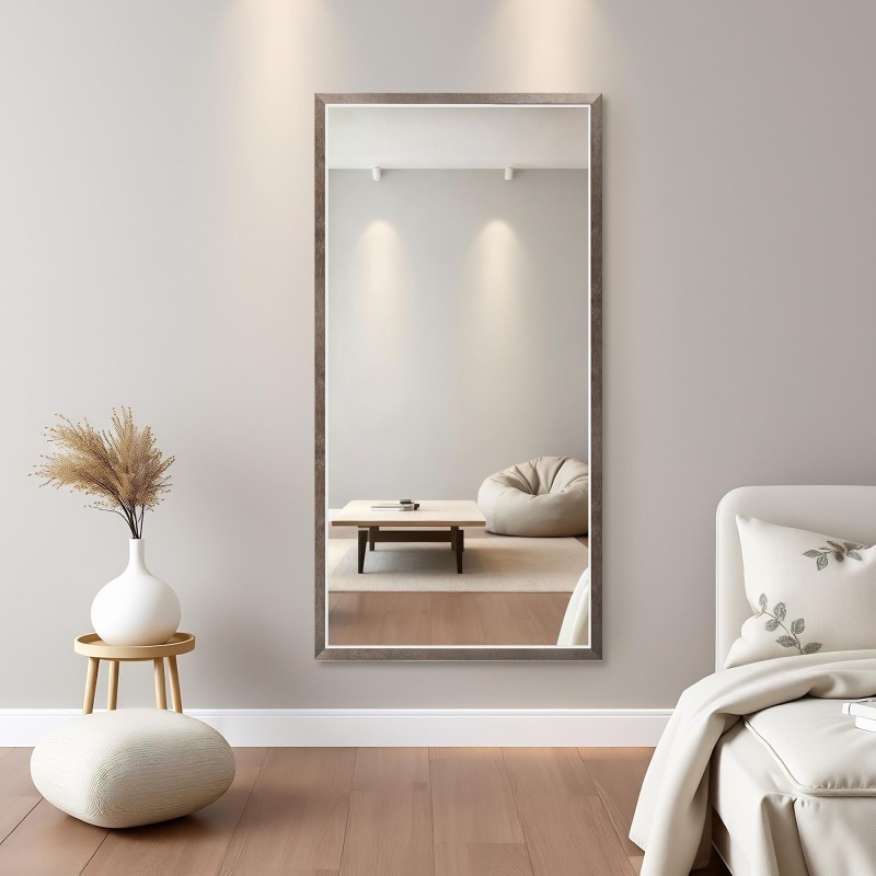 Oglindă în ramă decorativă delicată din lemn - 2801 - culoarea ramei la alegere