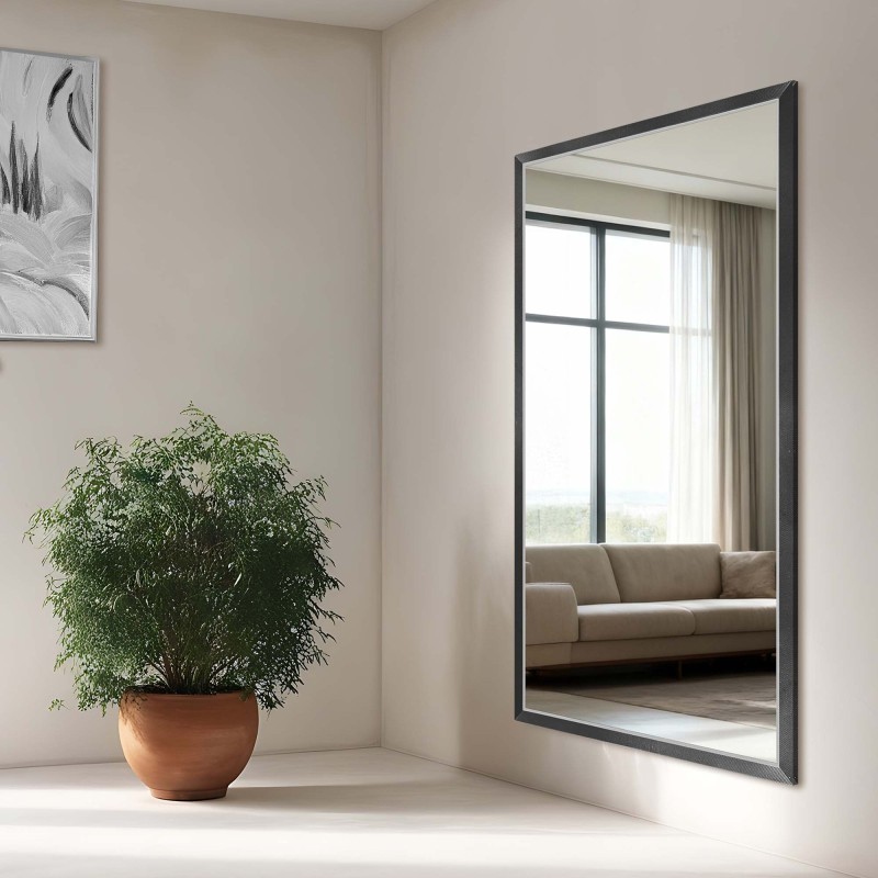 Oglindă în ramă decorativă delicată din lemn - 2801 - culoarea ramei la alegere