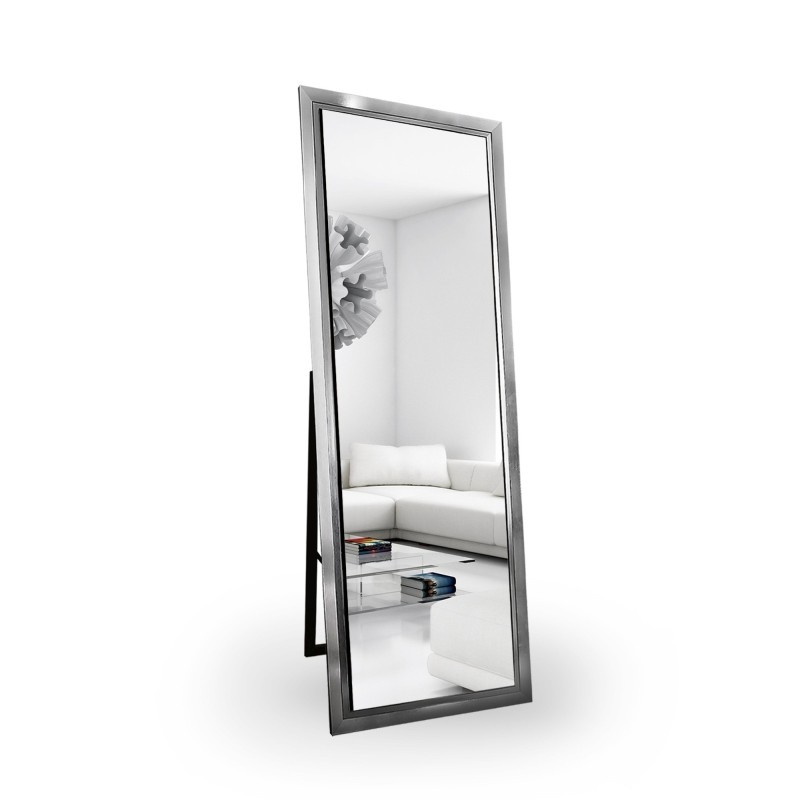 Oglindă de podea pentru dressing, în ramă din lemn - 5201 - culoarea ramei la alegere