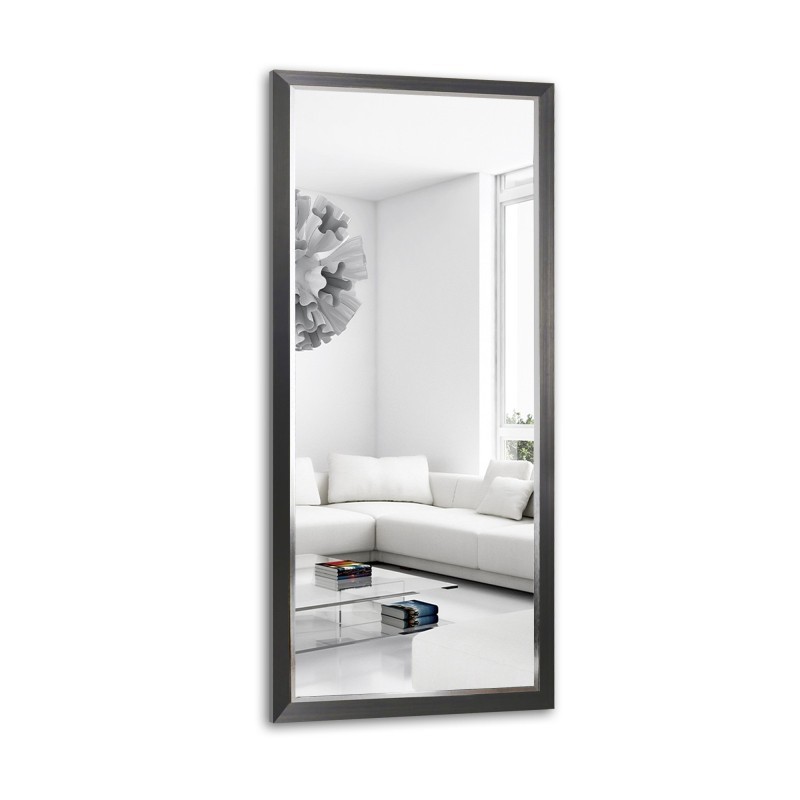 Oglindă cu ramă elegantă din bronz și argint - 5201002
