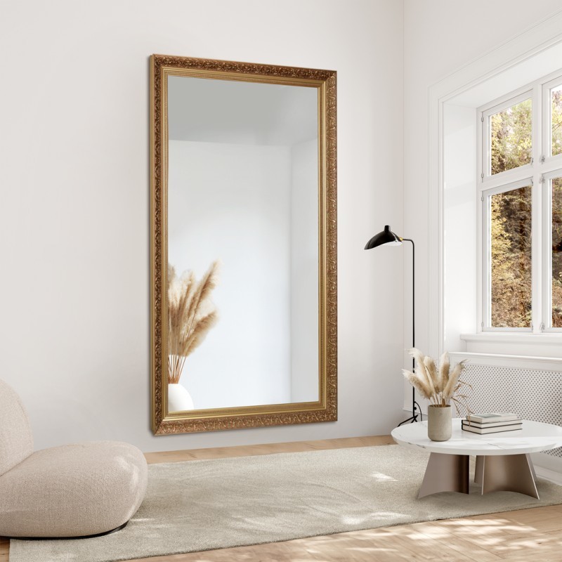 Oglindă cu ramă ornamentală bogată - 6001 - culoarea ramei la alegere