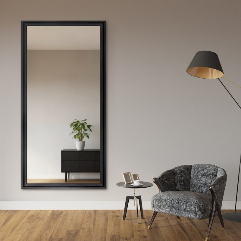 Oglindă Glamour în ramă albă - 6004004