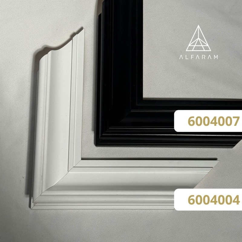 Oglindă Glamour în ramă albă - 6004004