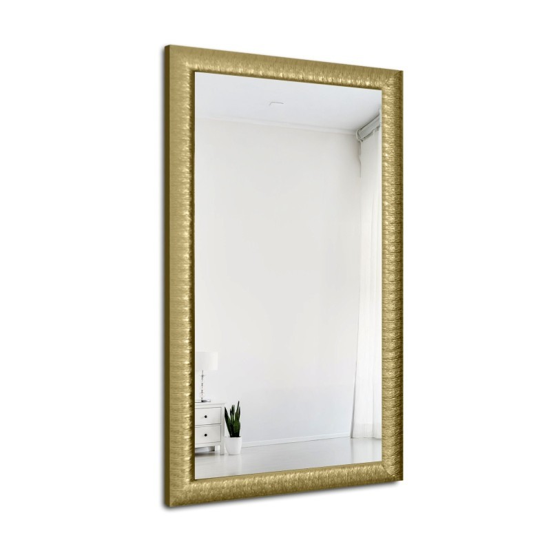 Oglindă modernă cu ramă din lemn bogat - 7005 - culoarea ramei la alegere