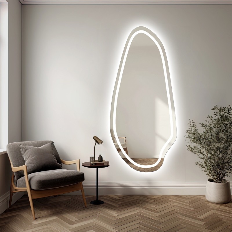 Oglindă organică cu iluminare - JASPIS LED II