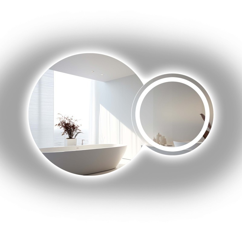 Set de oglinzi de baie cu iluminare - ASTERIA LED