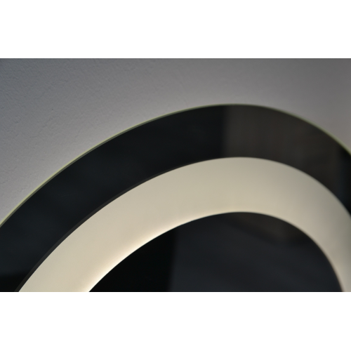 Set de două oglinzi de baie semi-oval cu iluminare - PLATO LED SET
