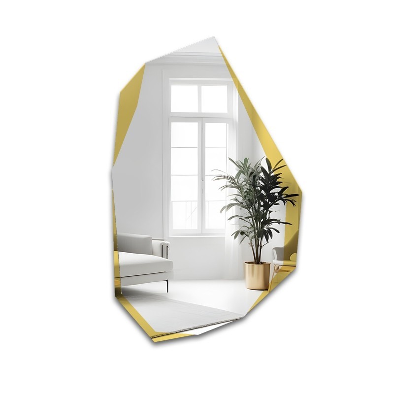 Oglindă decorativă cu formă organică ascuțită – CELESTIAL