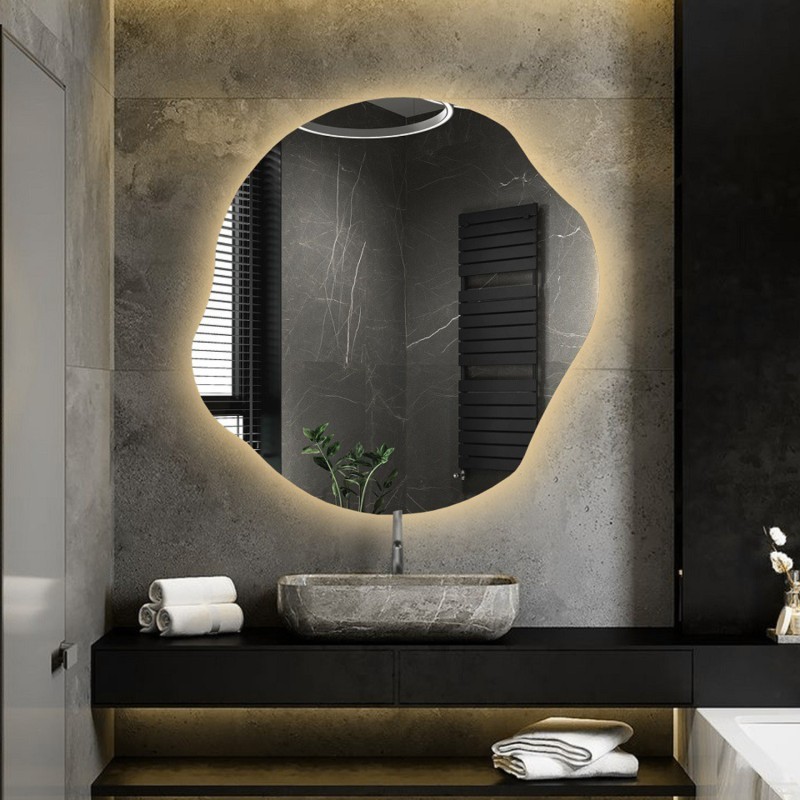 Oglindă de formă organică cu iluminare - CYRKON LED