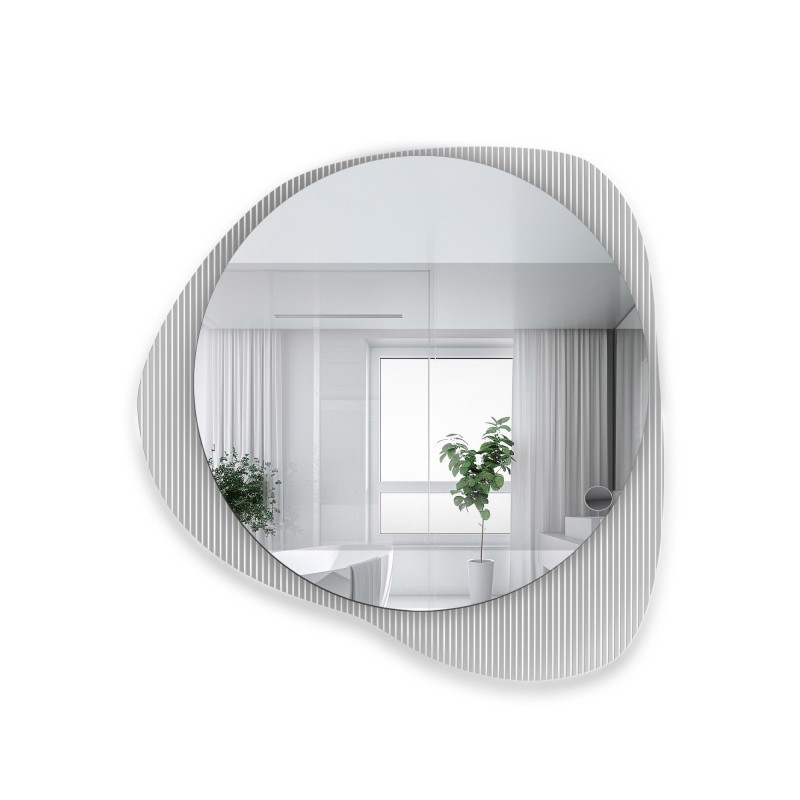 Oglindă decorativă pe sticlă ornamentală Estriado - LUXORA ELEGRA