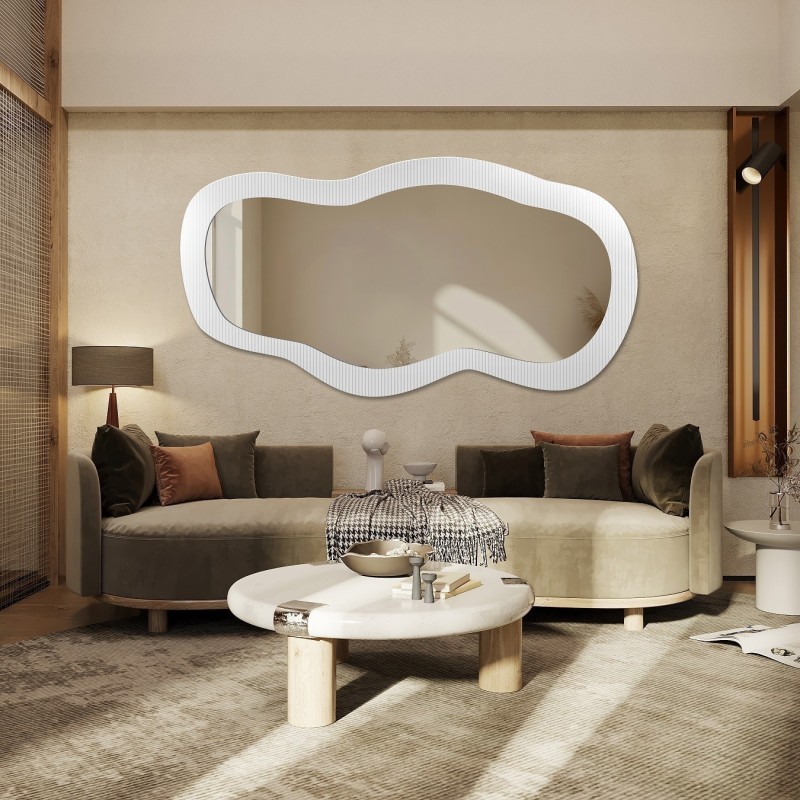 Oglindă decorativă pe sticlă ornamentală Estriado - LUXORA GLASORI