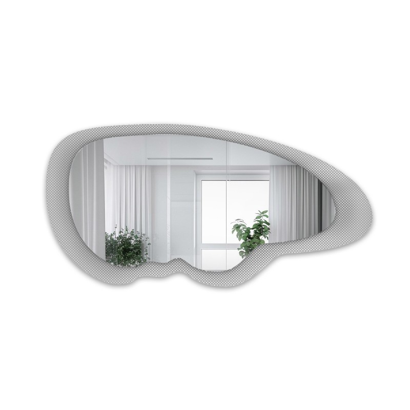 Oglindă decorativă pe sticlă ornamentală Master Point - LUXORA VITRALIS