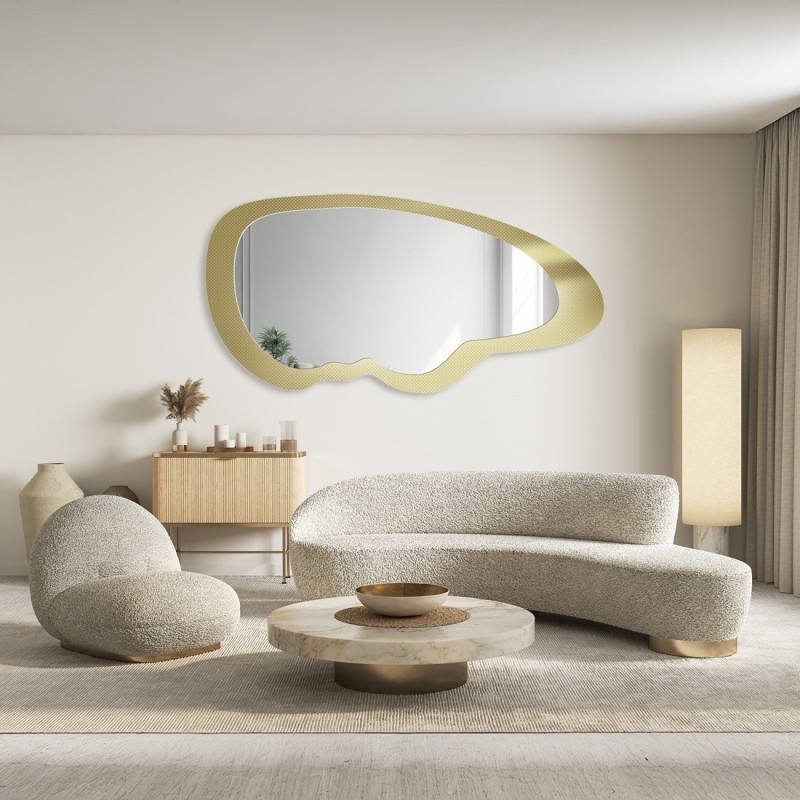 Oglindă decorativă pe sticlă ornamentală Master Point - LUXORA VITRALIS