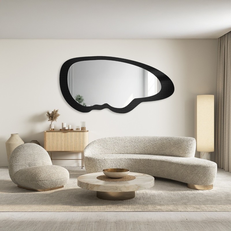 Oglindă decorativă pe sticlă ornamentală Master Point - LUXORA VITRALIS