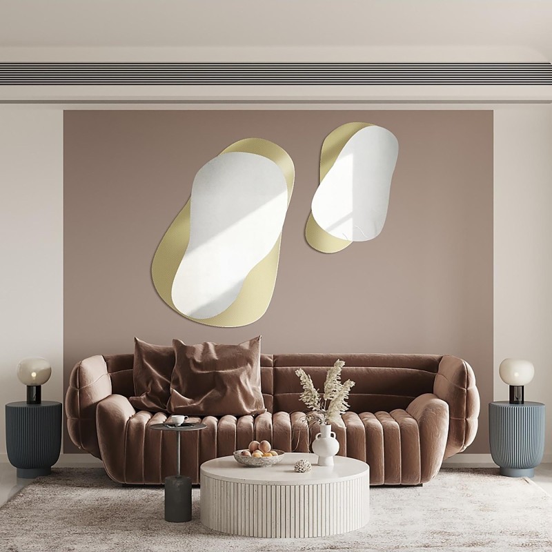 Oglinzi decorative pe sticlă ornamentală Master Point - LUXORA GRAVELO