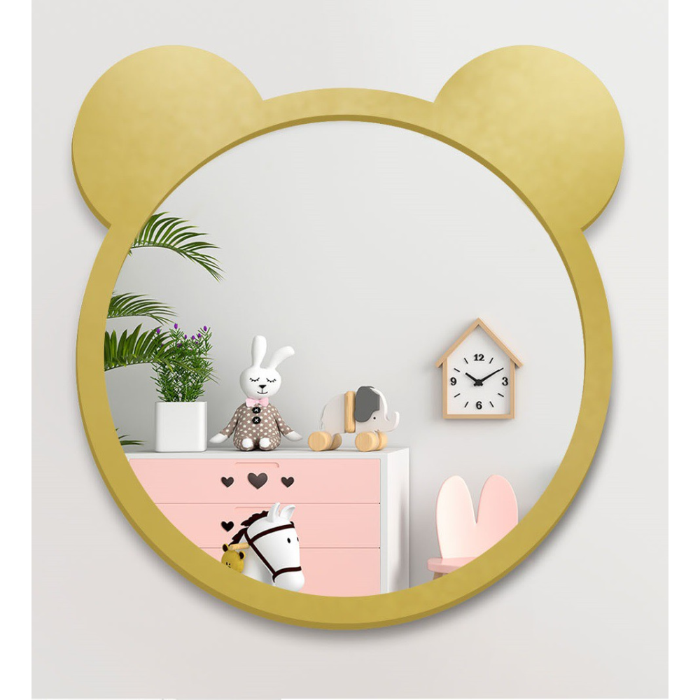 Oglindă decorativă de perete pentru copil în ramă mdf - Teddy Bear Oglindă decorativă de perete pentru copil în ramă mdf - Teddy Bear