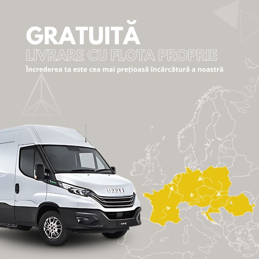 Livrare gratuită cu flota proprie