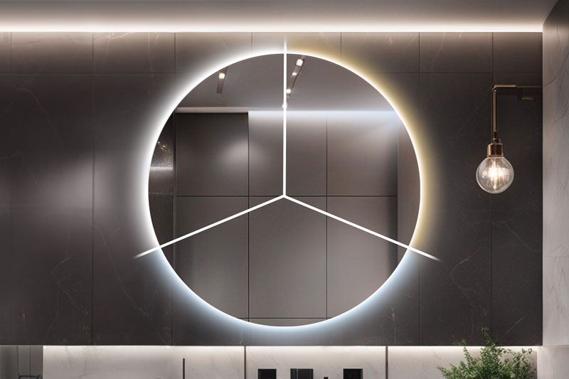 Culoare DUAL LED cu comutator tactil